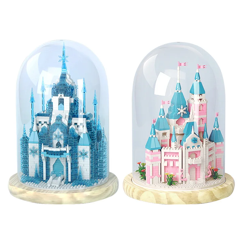Tanio Disney Castle Micro klocki mrożony zamek pudełko