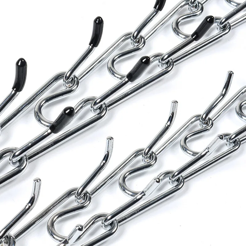 Pet Dog Training Collar Stimulating Training Detachable Stainless Steel Metal Collar with Rubber Tips and Quick Release Buckle