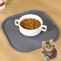 Pet Silicone Food Mat Placemat Waterproof Prevent Spills Dog Feeding Mat Feeding Mats Bowl Pad Cushion 2