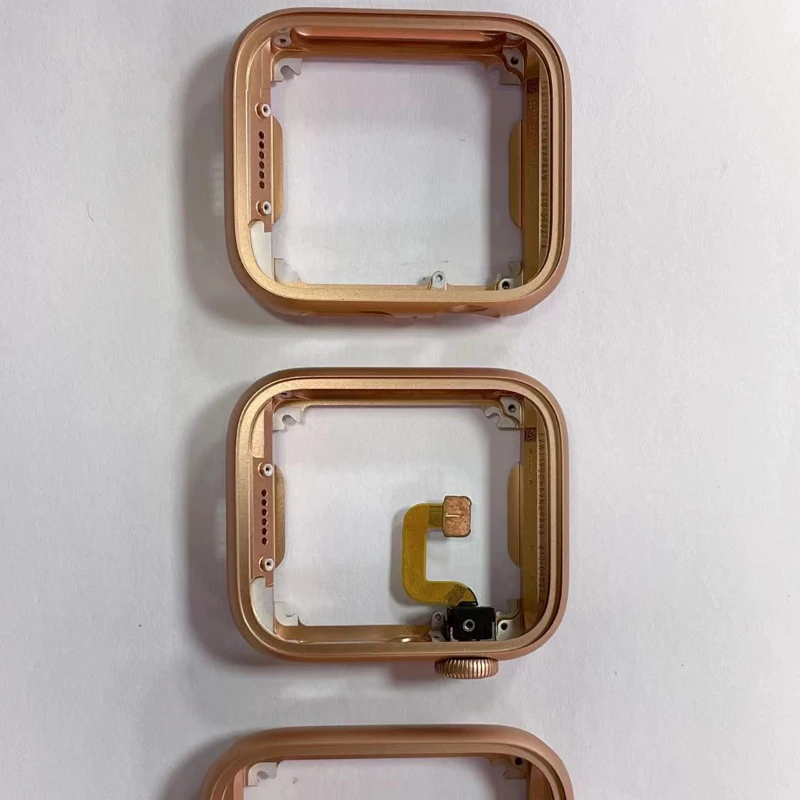 Mittel rahmen gehäuse mit digitaler Krone Power Button Lautsprecher Flex kabel für Apple Watch Serie 4 5 se 6 7 40 mm 44mm – Detail 2