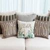 Spring Bohemia Style Geometry Pillowcase Sweet Home Geometry Flower Design Cushion Cover For Family Home Sofa Spring Decor 45x45 4