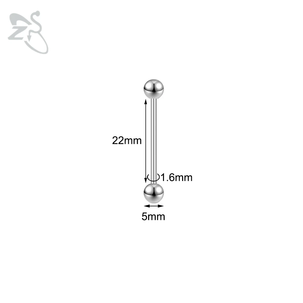 Elegant 316L Surgical Steel Spike Barbell Earrings