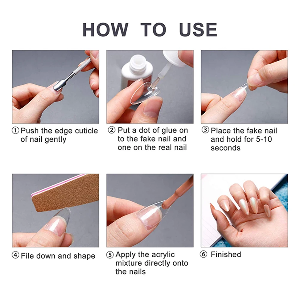 Nail Tips 120pcs fake nails nail tips false nails false nail tips