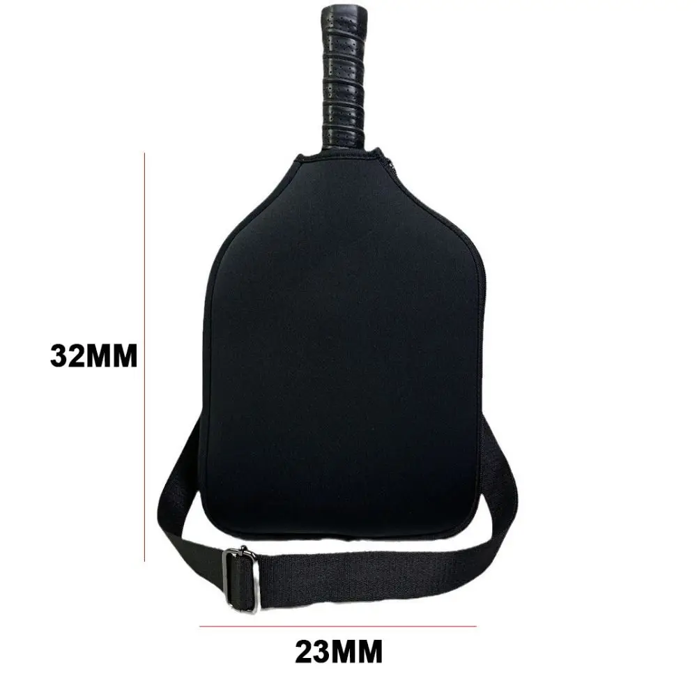Neoprene Pickleball Racket Crossbody Bag Protective Storage Pickleball Paddle Sleeve Durable Organizer Protector Racket Shoulder 2