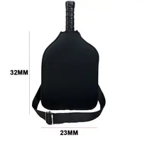 Neoprene Pickleball Racket Crossbody Bag Protective Storage Pickleball Paddle Sleeve Durable Organizer Protector Racket Shoulder 2