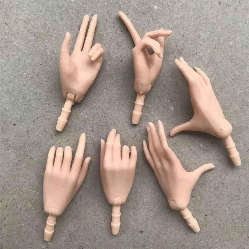 오리지널 1/6 멀티 제스처 인형 손, DIY 인형 부품, 교체용 손 발, FR IT 바디, 범용 인형 액세서리