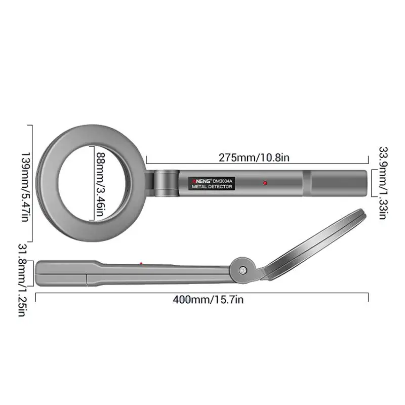 Metal Altın Dedektörü Derinlik Hazine Arayıcısı Yeraltı Para Bulucu DM3005B Güvenlik Kontrolü Duvar Devre Arama