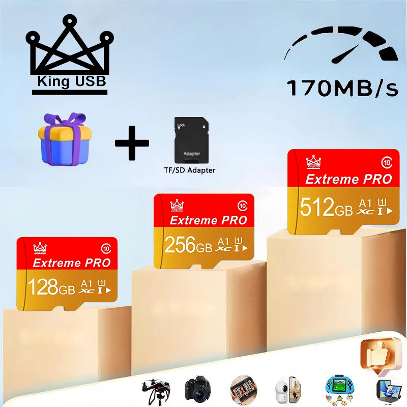 고속 SD 카드 마이크로 SD 카드 TF 카드 메모리 카드 64GB 128GB 25..