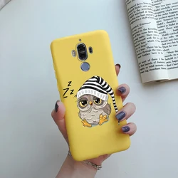 Elegant Butterfly Flower Soft TPU Silicone Phone Case - Protective and Stylish Back Cover for Huawei Mate 10 (Yellow C05)
