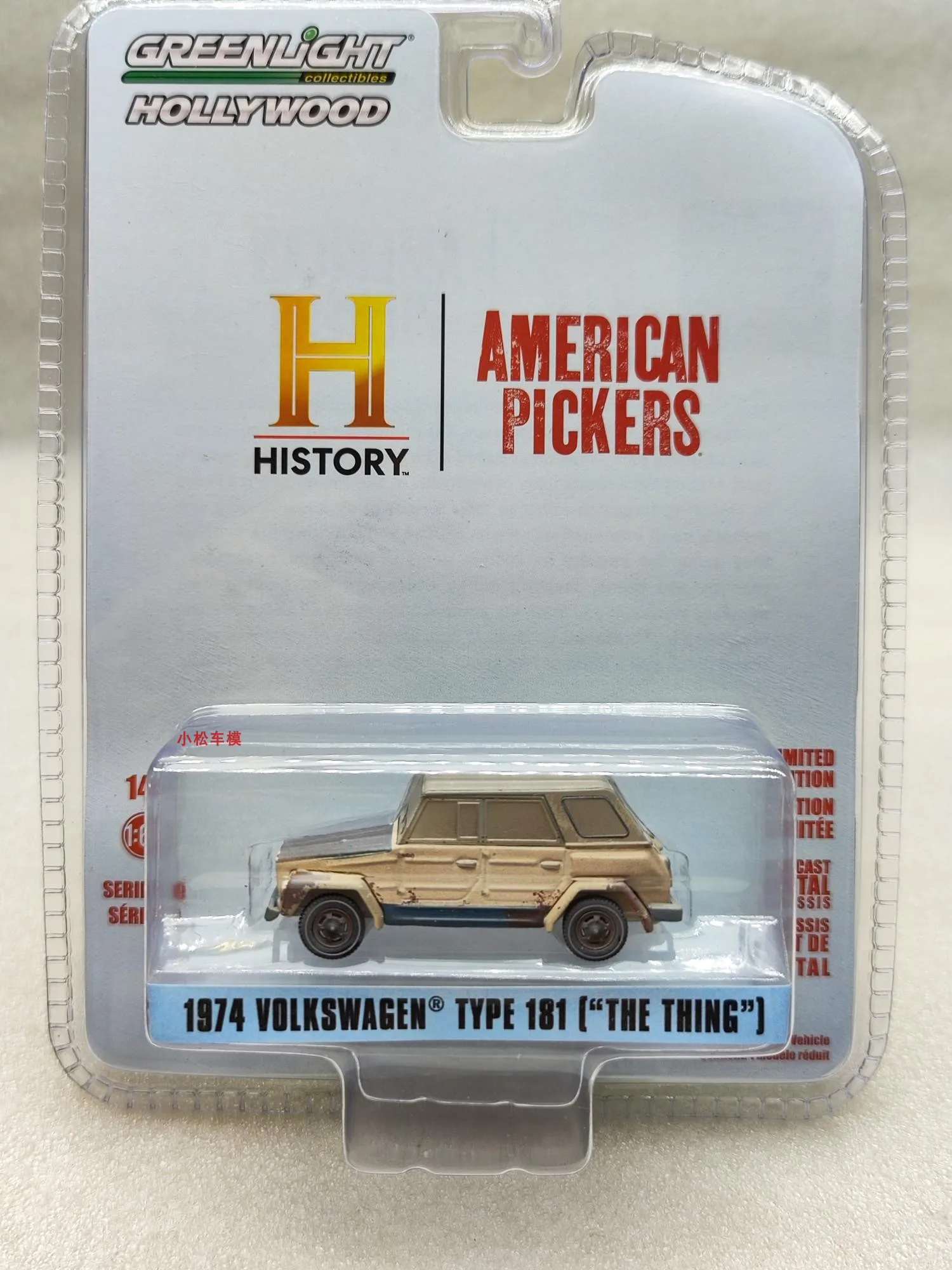 

1:64 американские пиккеры-1974 штука Volkswagen (тип 181), литые под давлением модели автомобилей из металлического сплава, игрушки для подарочной коллекции