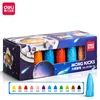 12 Color Set Space Ship Rocket Shape Non-Toxic Wax Crayon Graffiti Pen Kids Student Painting Drawing Art Supplies Stationery 2