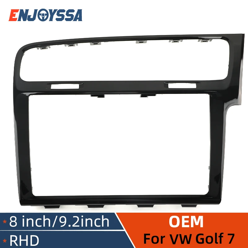 RHD Right-hand Drive Radio Frame For Golf 7 Mk7 MIB Trim Fascia 8