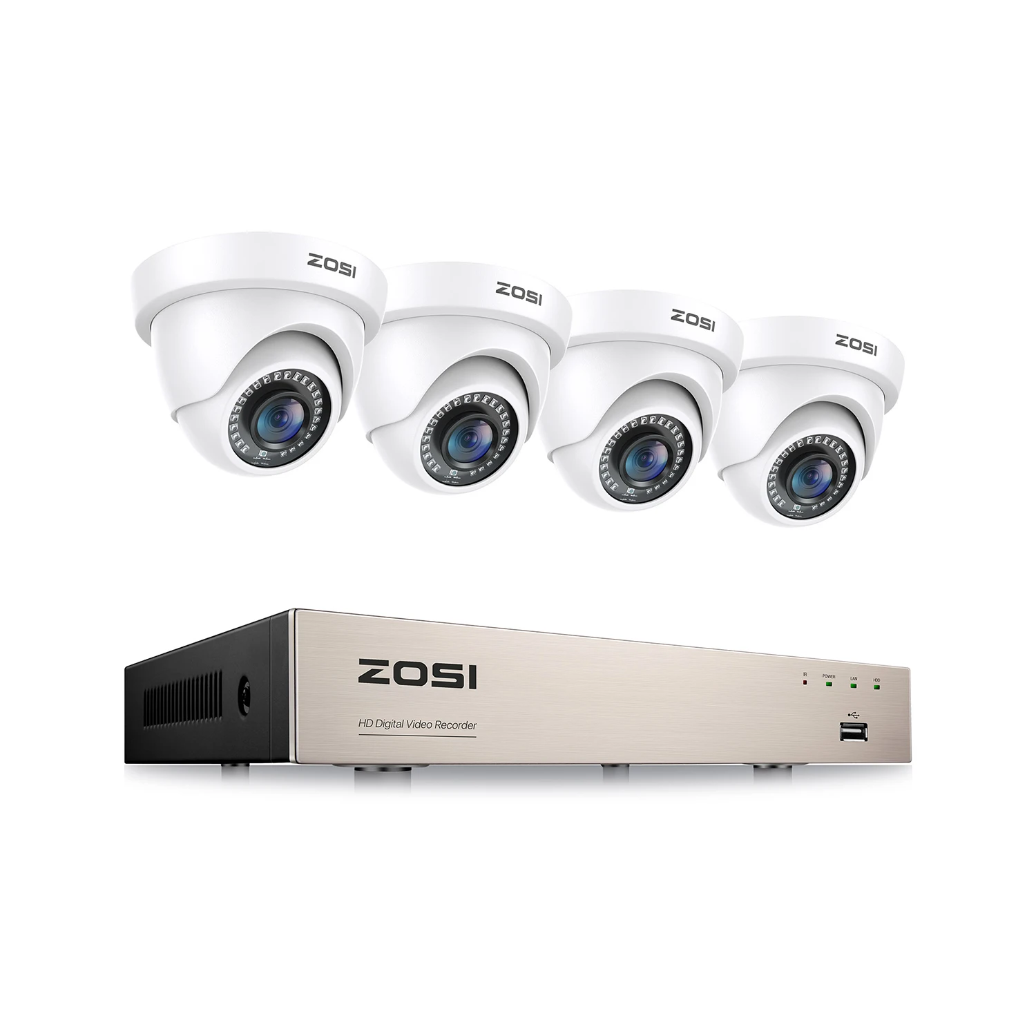 4 White Cameras
