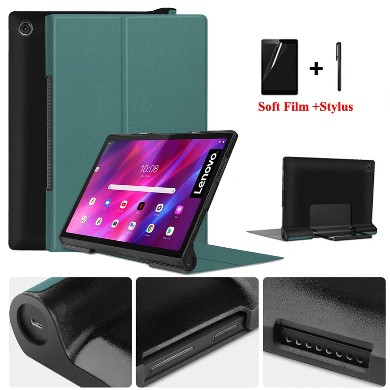Per Lenovo Yoga Tab 11 Custodia Simpatico Unicorno Fiore Dipinto Libro Flip Tablet Magnetico Shell Per Funda Lenovo Yoga Tab 11 Custodia Cover