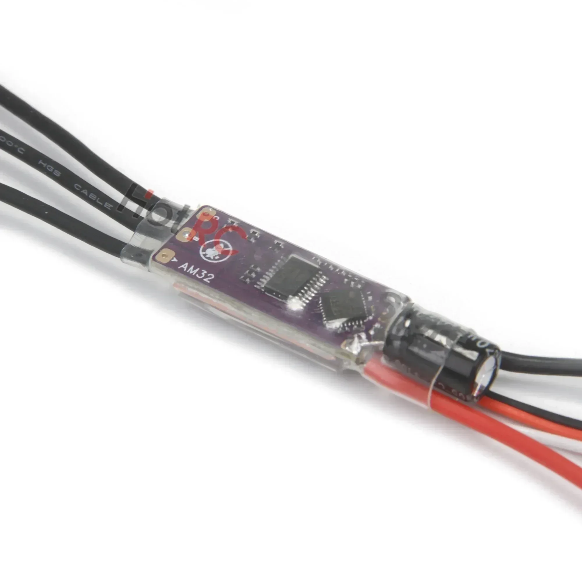 Advanced 32-Bit Speed Controller with Signal Cable and Adjustable Parameters for RC Vehicles and FPV Drones