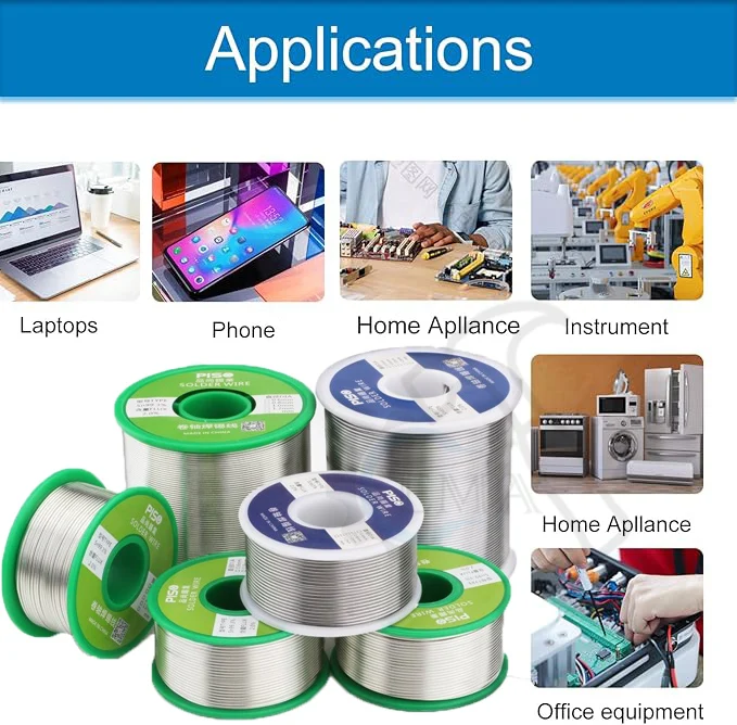 Soldering Tin Wire 0.8mm-1mm 100g Solder Tin Wire Eco-friendly Low Melting Point No Clean Needed SN99.3CU0.7 Leady Free/Leady