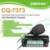 HIROYASU CQ-7373 Amateur Mobile Transceiver 50W 100Ch Air Band Rx VHF UHF Dual Band Tx Front Panel Detached Car Walkie Talkie 1