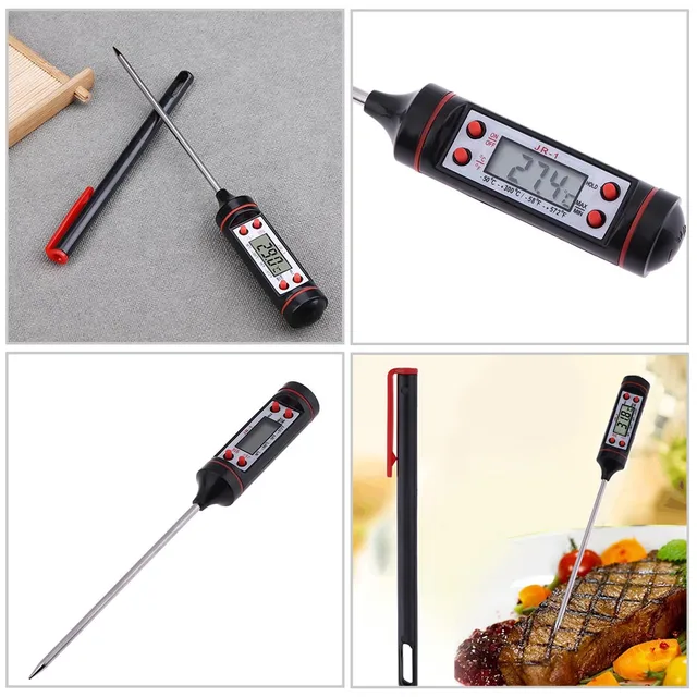 Digitális Sütő Hőmérők Toll Vezeték Nélküli Ételek Főzése Bbq Lcd Barbecue Cook Tool - Image 3