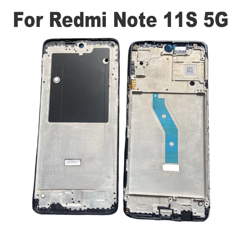 

Новинка для Xiaomi Redmi Note 11S фоторамка передняя рамка средняя ЖК рамка задняя средняя пластина Замена 22031116BG