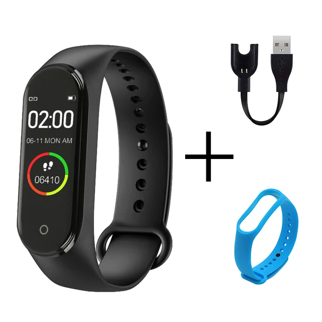 Hot M4 Men Women Smart High Quality New Label Belt Sports Blood Pressure Heart Rate Monitor Watch Waterproof Fitness reloj mujer show 7