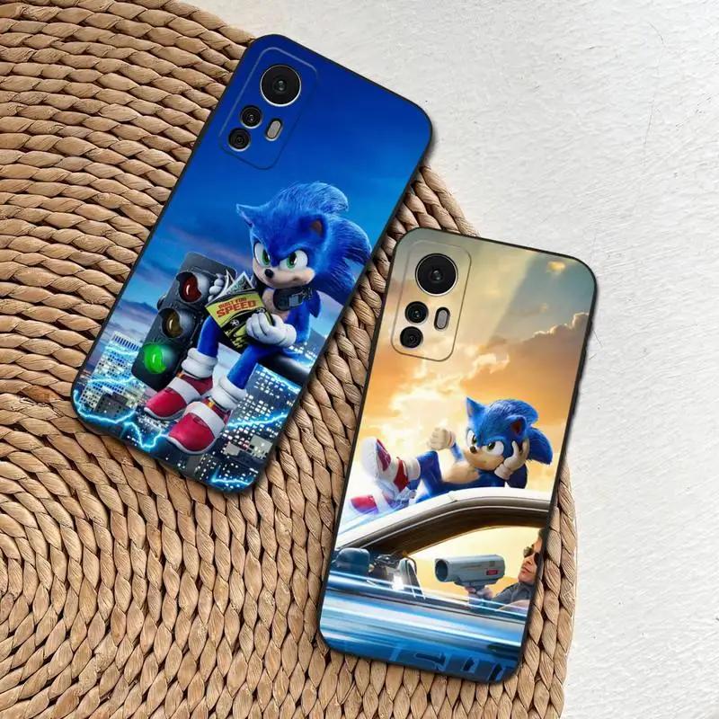 S-Sonic La Custodia Per Telefono H-Hedgehog Per Xiaomi 13 12 12Pro 11T 11 11I 9T Pro Poco M3 F3 X3 Nfc Note 10 Fundas Cover