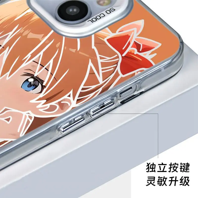 Coque Coverlads Anime Asuka Evangelion - Silicone Transparente - Antichoc & MagSafe