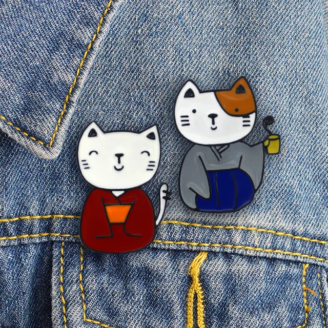 Cute Cats Enamel Pins: A Charming Addition to Your Style