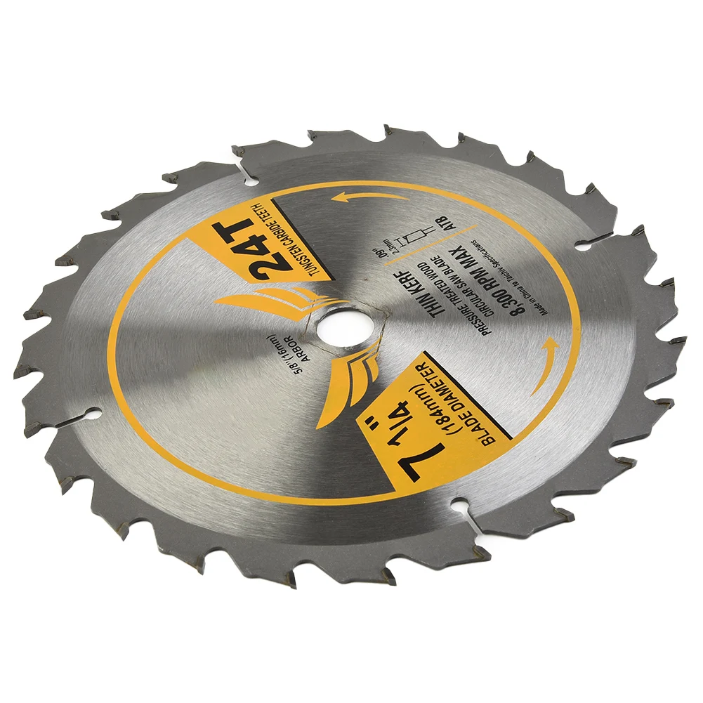 

Circular Saw Blade Cutter Parts Framing Carbide Thin Kerf 7-1/4-Inch 24T For Woodworking Cutting Tool Accessories