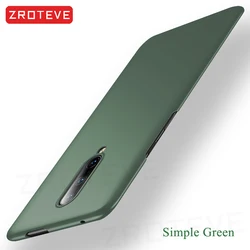 ZROTEVE Slim Frosted Hard PC Phone Case Cover for Oneplus 9 (CN) (Simple Green)