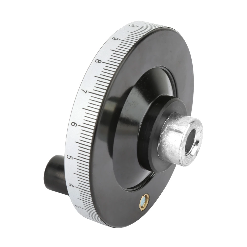 CNC Handwheel Lathe Hand Wheel Handwheel Encoder 80mm Solid Spoked Scale CNC Lathe Grinder Machinery Accessaries