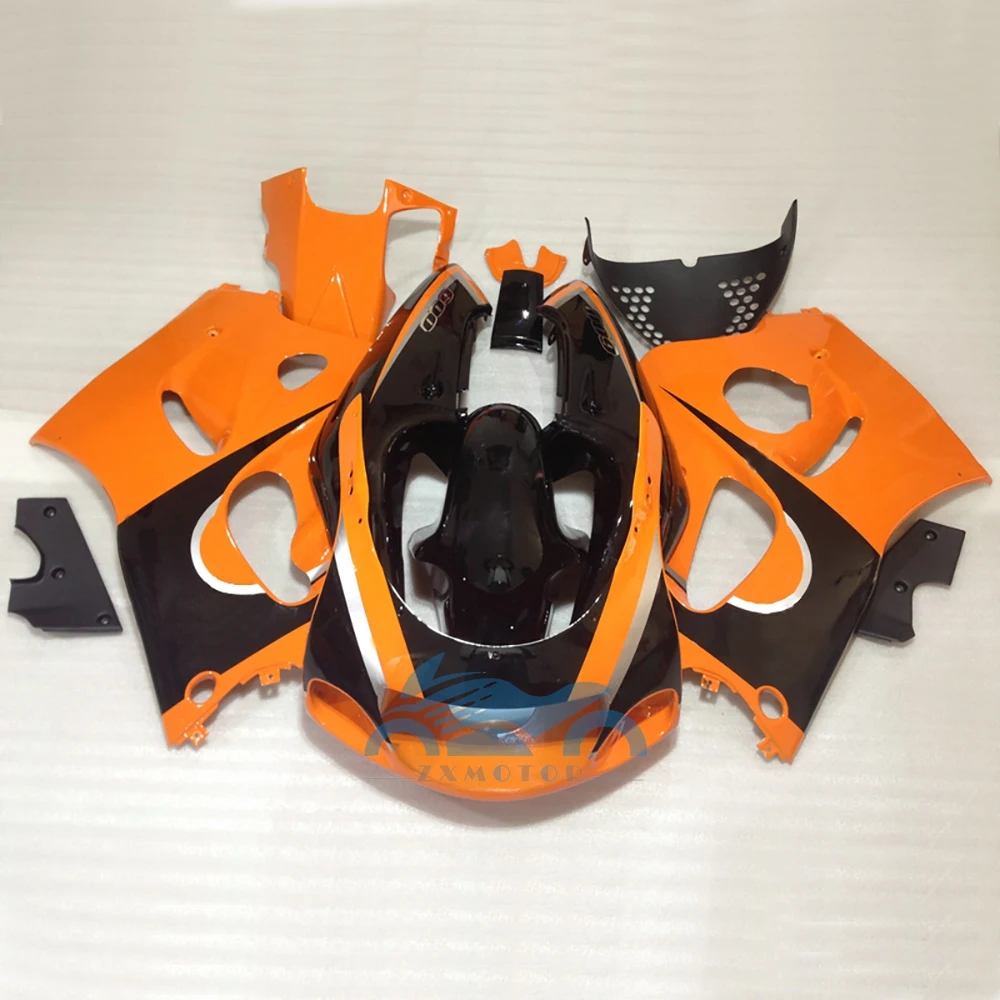 

Обтекатели для Suzuki GSXR600 GSX-R750 96 97 98 99, детали для кузова, комплект обтекателей GSXR600 1996-2000, оранжевый, черный