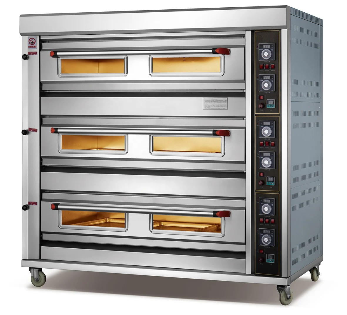 3 Deck 6 Trays Electric Bread Baking Oven Microwave Oven Bakery Oven 4