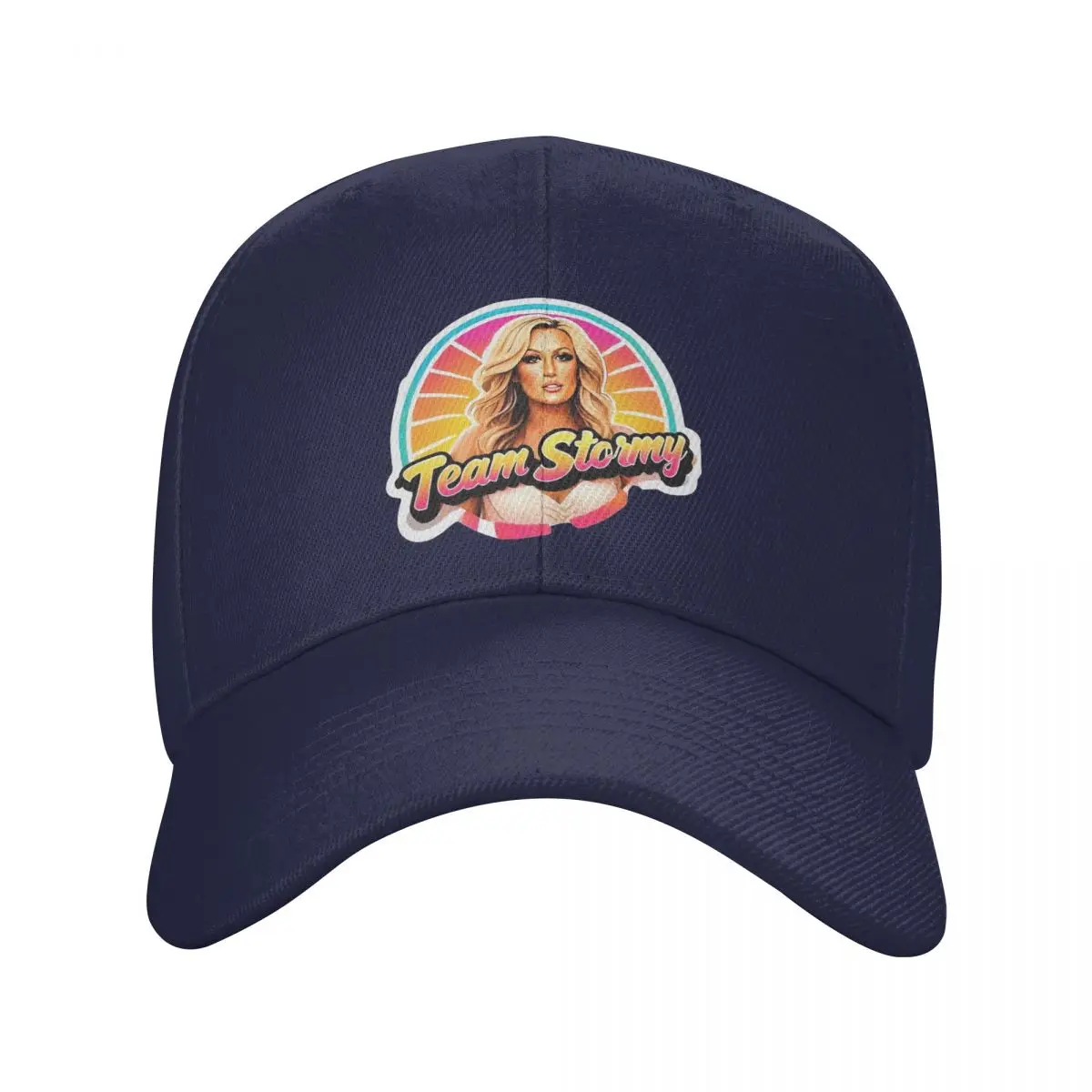 

Stormy Daniels Team Stormy Baseball Cap Adult Outdoor Sun Hat Hat Breathable Snapback Caps Trucker Cap High Quality Hats