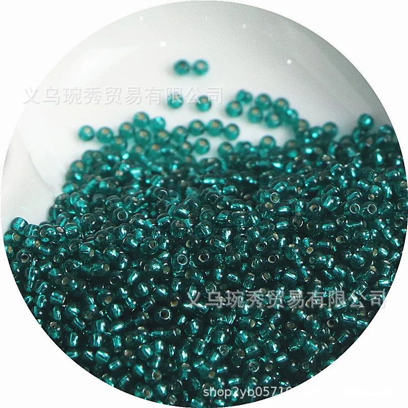 Filled Silver Glass Rice Beads for Handmade DIY Jewelry Accessories