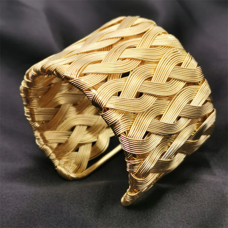 Woven Bracelets Fashion Weave Bracelets For Women Designer Luxury Punk Wedding Love Handmade Gothic Bangles