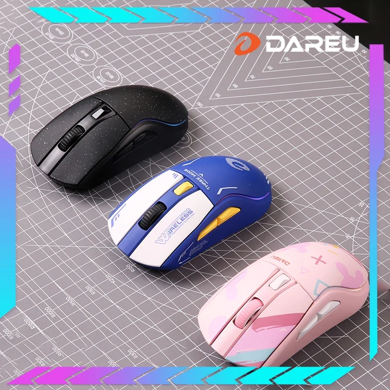 

Dareu A950 Pro Mouse Wireless Rgb Bluetooth Portable Tri-Mode Paw3395 4K Gaming Mouse For Computer Keyboard Pc Office Mice Gift