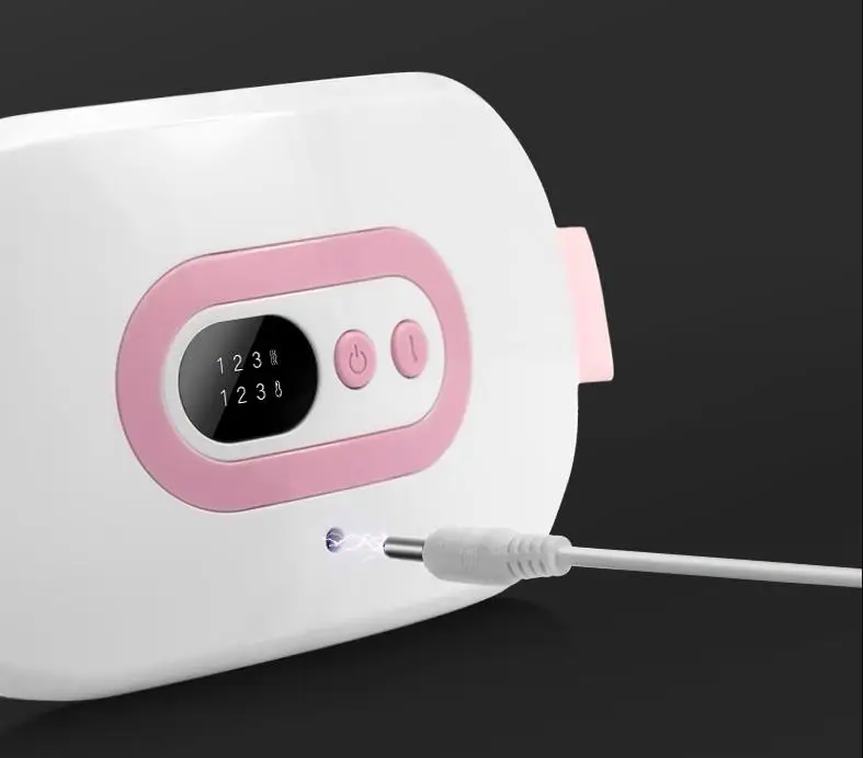 Pink Heating Women Warm Uterus Belt Waist Brace for Relief Dysmenorrhea Pain Menstrual Period Heated Waist Pads Health Care