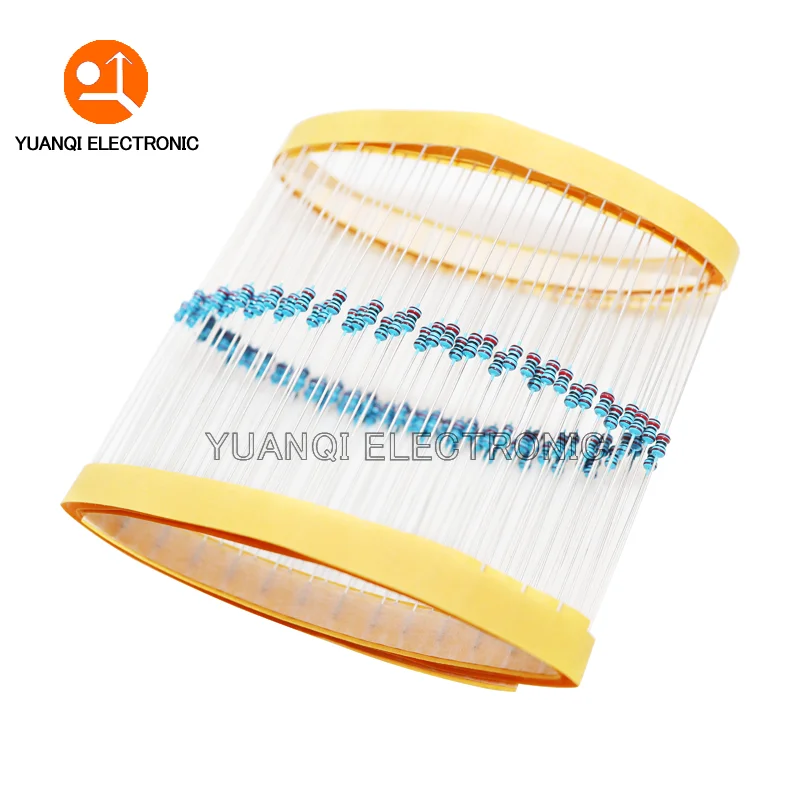 Metal Film Resistor 1/8W 1% 0.125W 1R-4.7M 100pcs