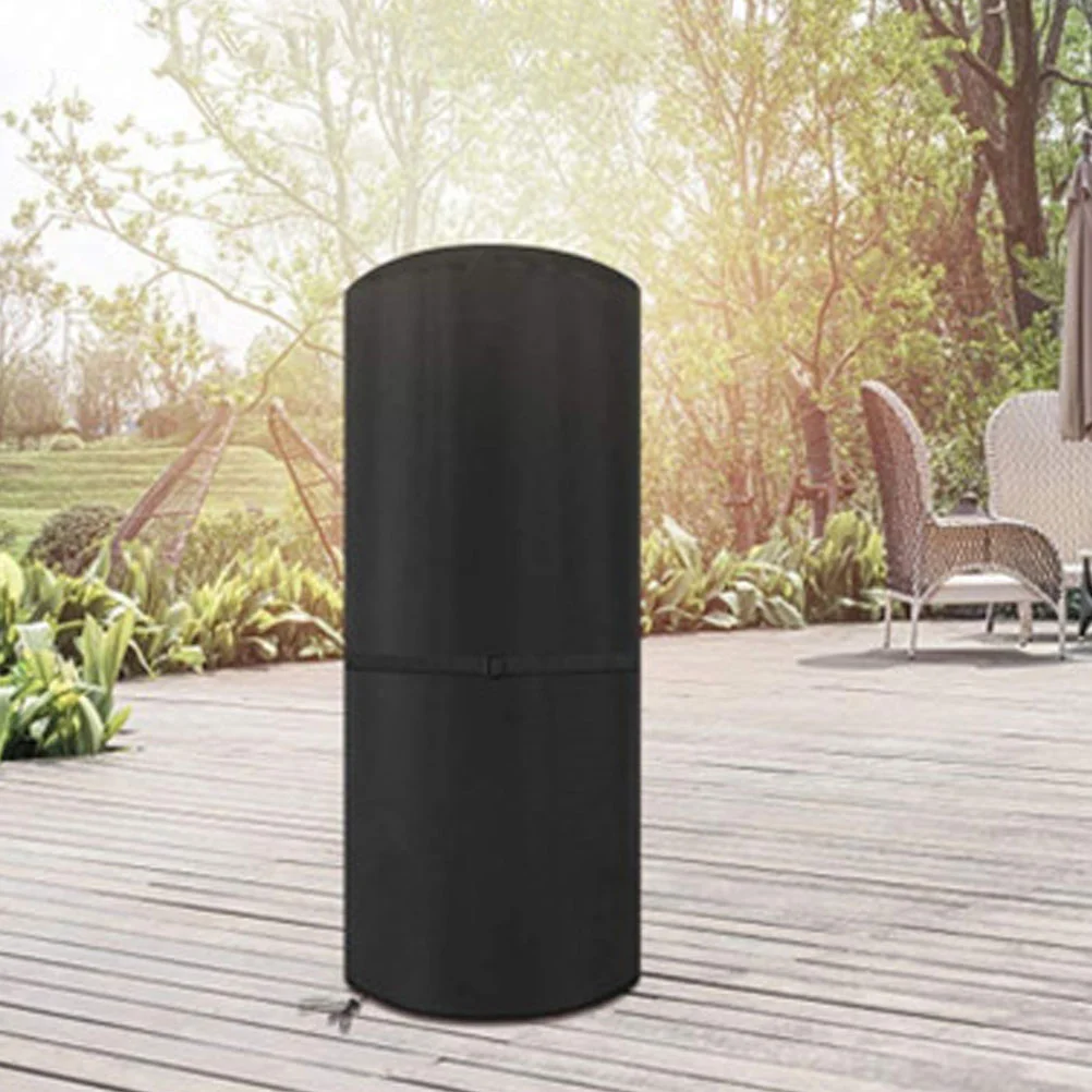 Heater Cover Patio Accessories Coversp Black Portable Outdoor Protective Bag with Zipper Radiator Winter for Radiators