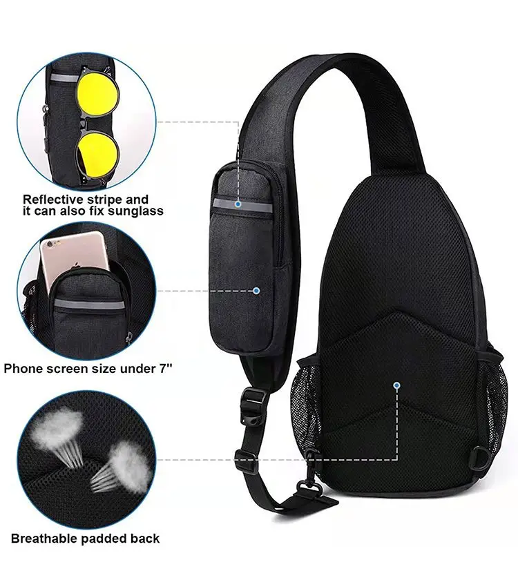 Small Crossbody Bag Satchel Travel Backpack Wear-resistant Scratch Resistant Waterproof
