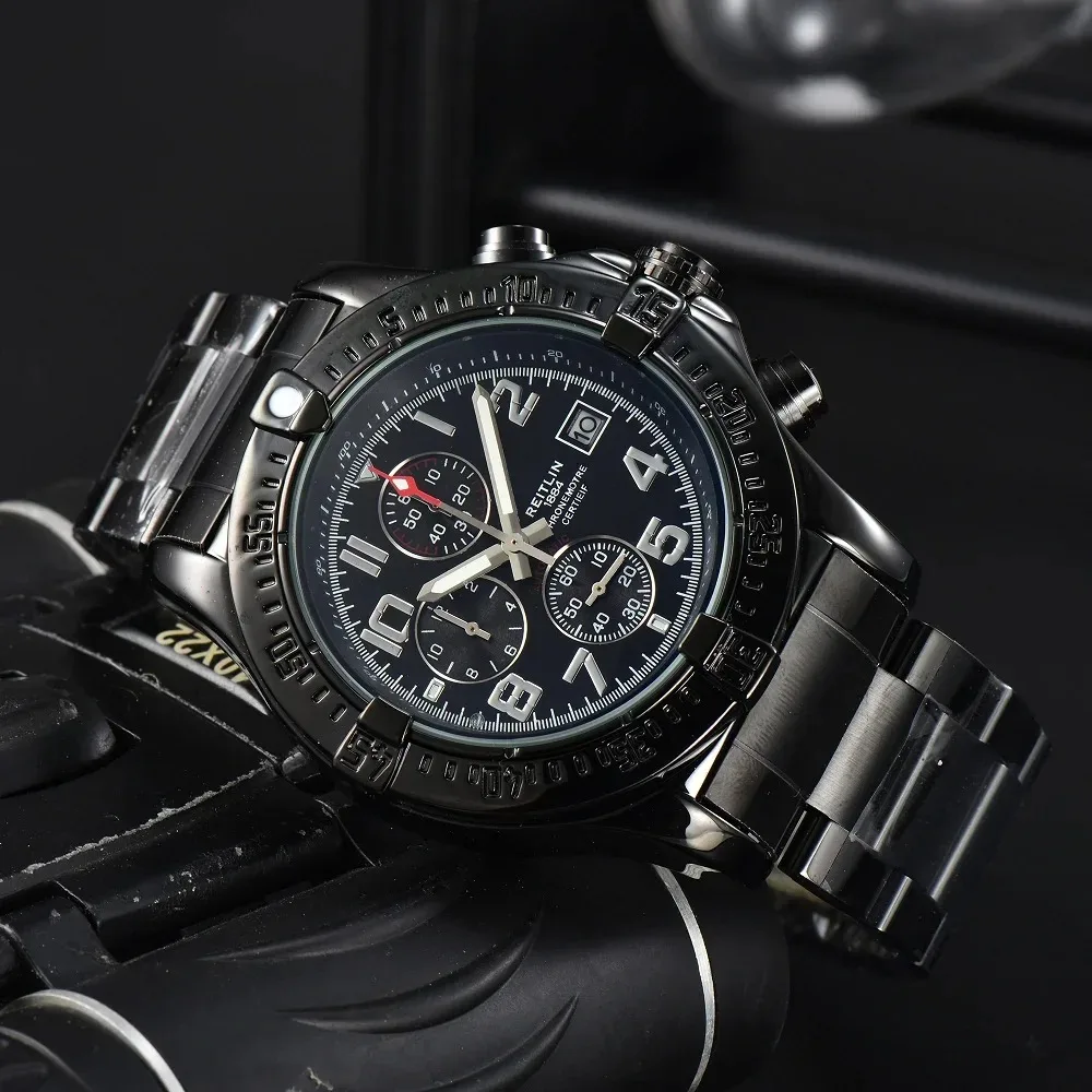 Super Recommend Luxury Watches For Men Quartz Movement Best Sport Design Chronograph Automatic Date Daily Waterproof AAA+ Clocks