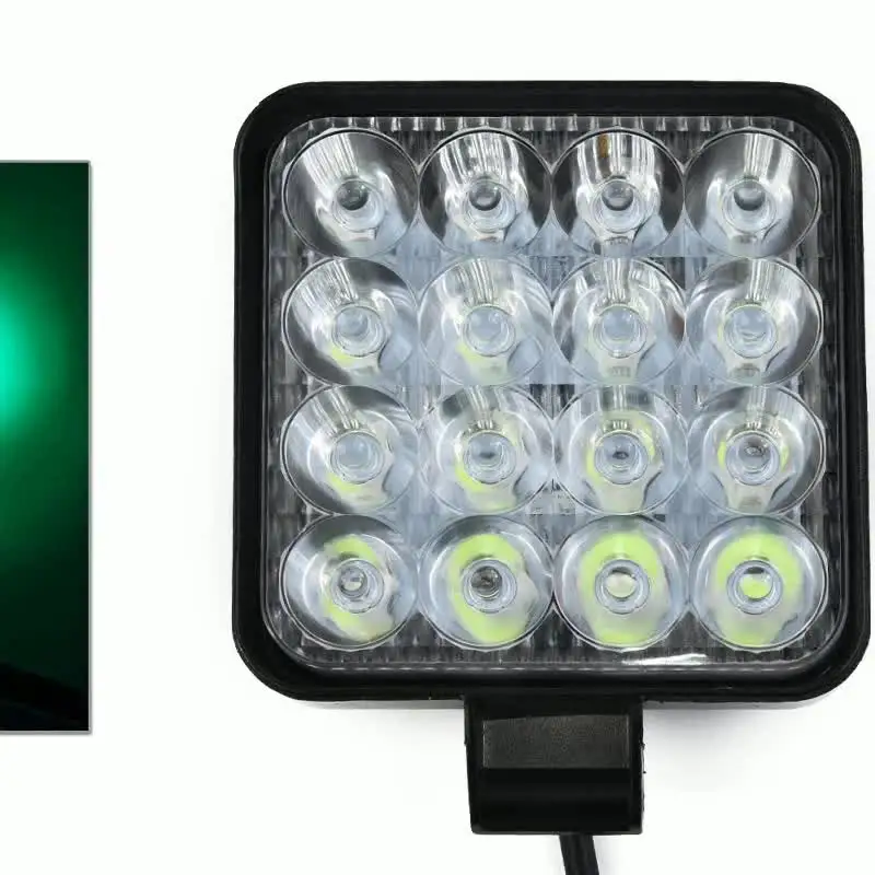 Luz de trabajo LED de montaje empotrado a prueba de agua 20W 12V/24V súper brillante para inundacion, luz LED para off road para SUV, ATV, camión, barco