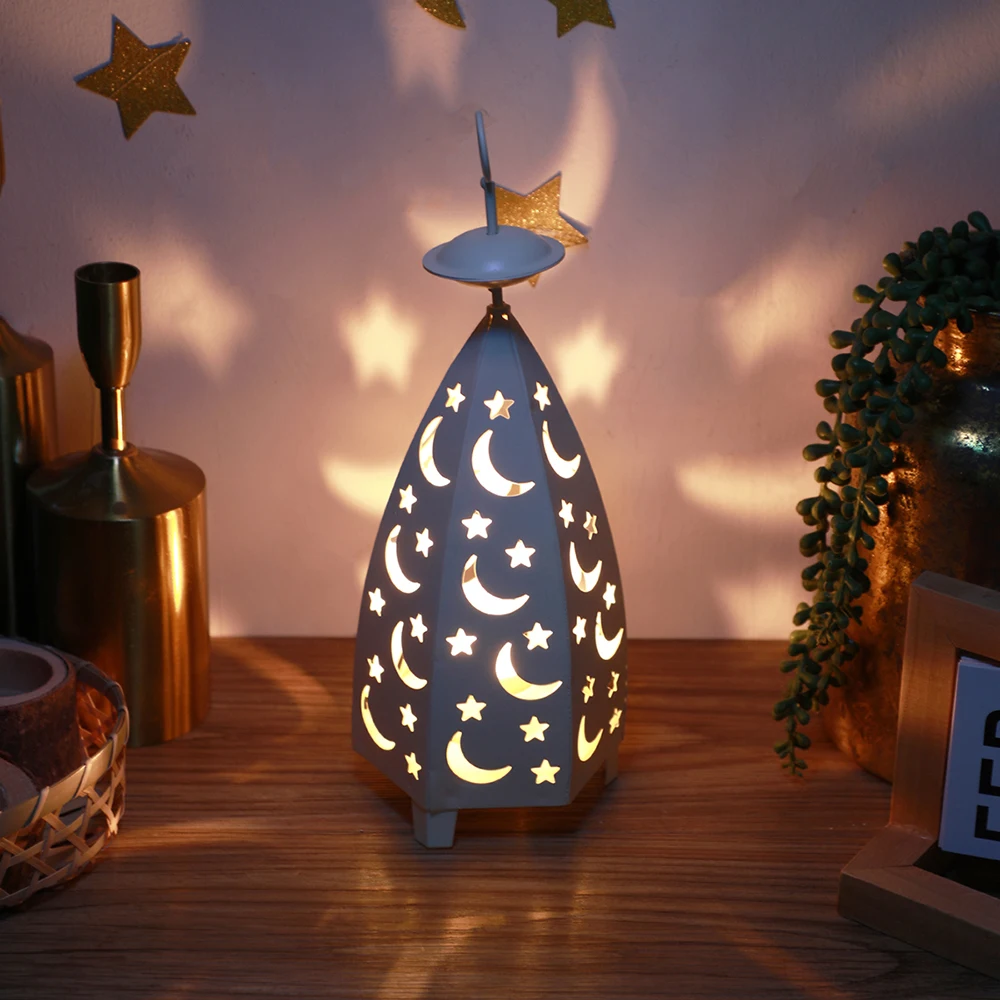 

Eid Mubarak Candle Holder Ramadan Kareem Candle Candlestick Ramadan Decoration For Home Islamic Muslim Party Decor Eid Gift