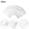 100Pcs Small Clear Vacuum Bags Plastic Baggies Baggy Grip Self Seal Resealable Zip-Lock For Kitchen Food Mini Tool Parts Storage 3
