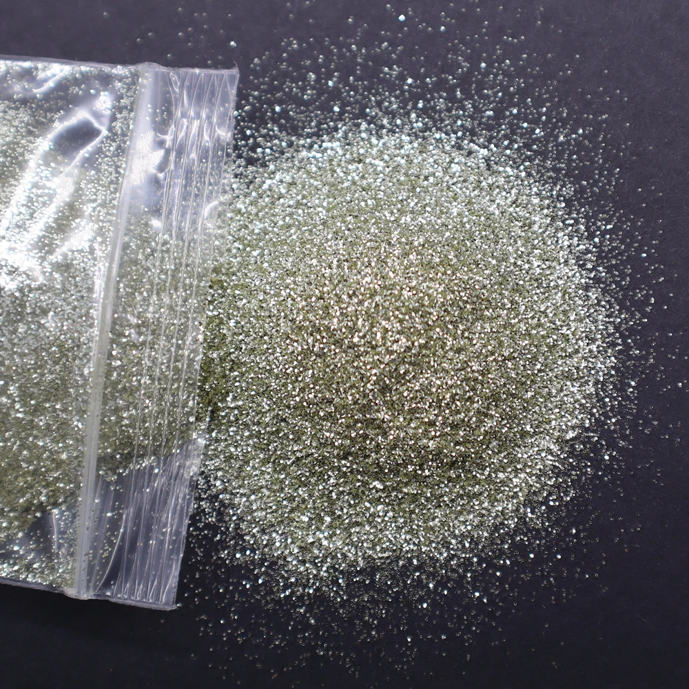 Luxurious Champagne Silver & Gold Fine Nail Glitter Powder