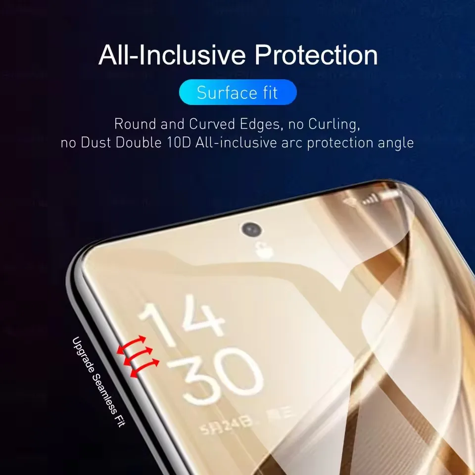 Premium Hydrogel Screen Protector Set - Pack of 3