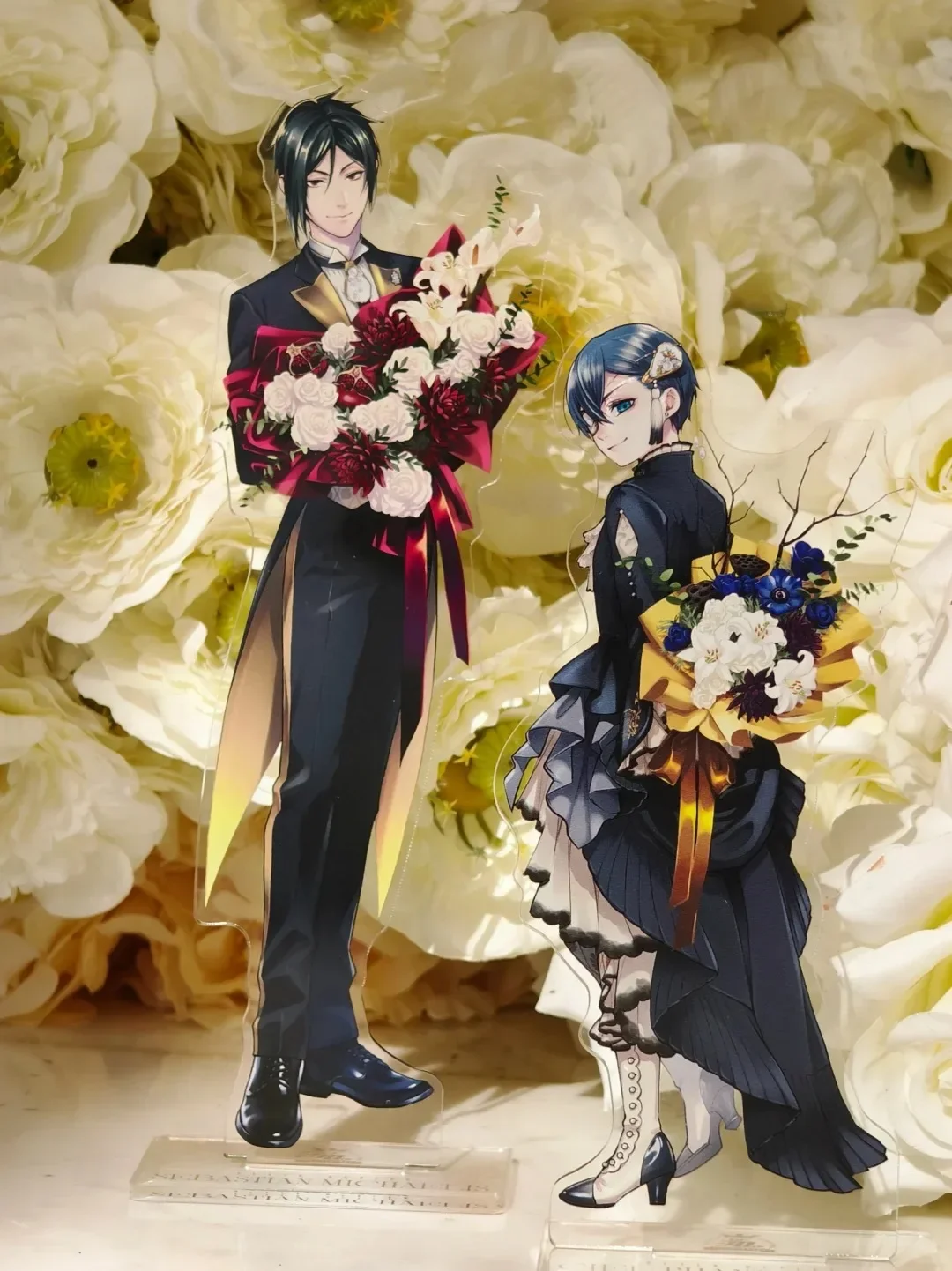 黒執事アニメグッズシエル・セバスチャン花束フラワーシリーズアクリル
