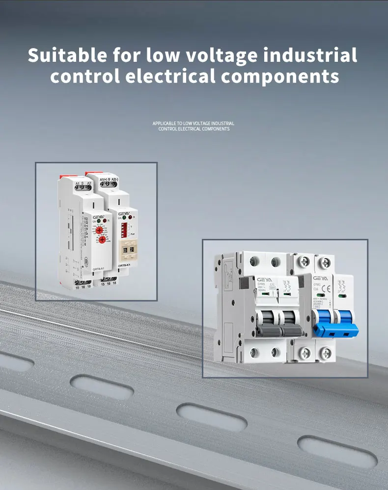 GEYA Guide Rail Aluminum Universal Type 35mm Slotted DIN Rail Long 10cm 20cm 30cm Thickness 1mm Universal Type din rail