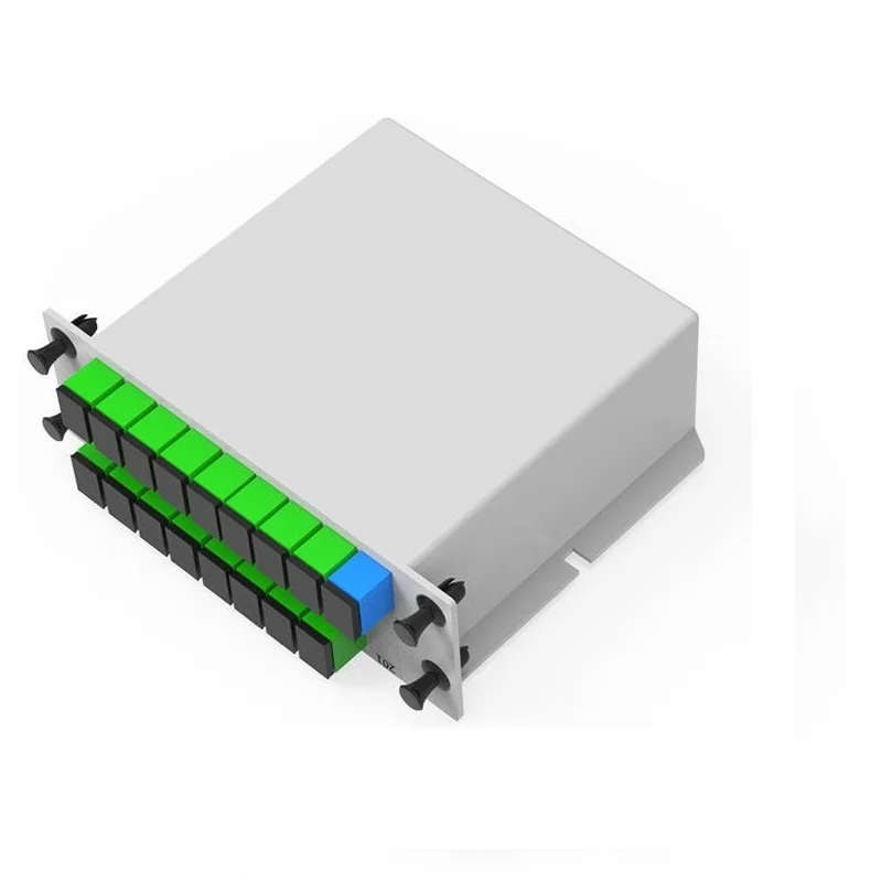 

Free Shipping SC APC PLC 1X16 Fiber Optic FTTH Splitter Box PLC Insert Sheet Type Fiber Optical Coupler Splitter