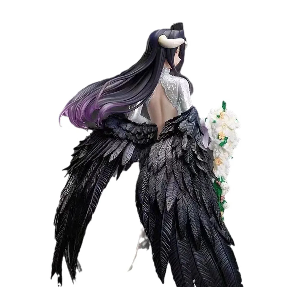 

25Cm Overlord Anime Figures Wedding Dress Albedo Pvc Action Statue Model Collection Doll Decoration Toys Adult Birthday Gifts
